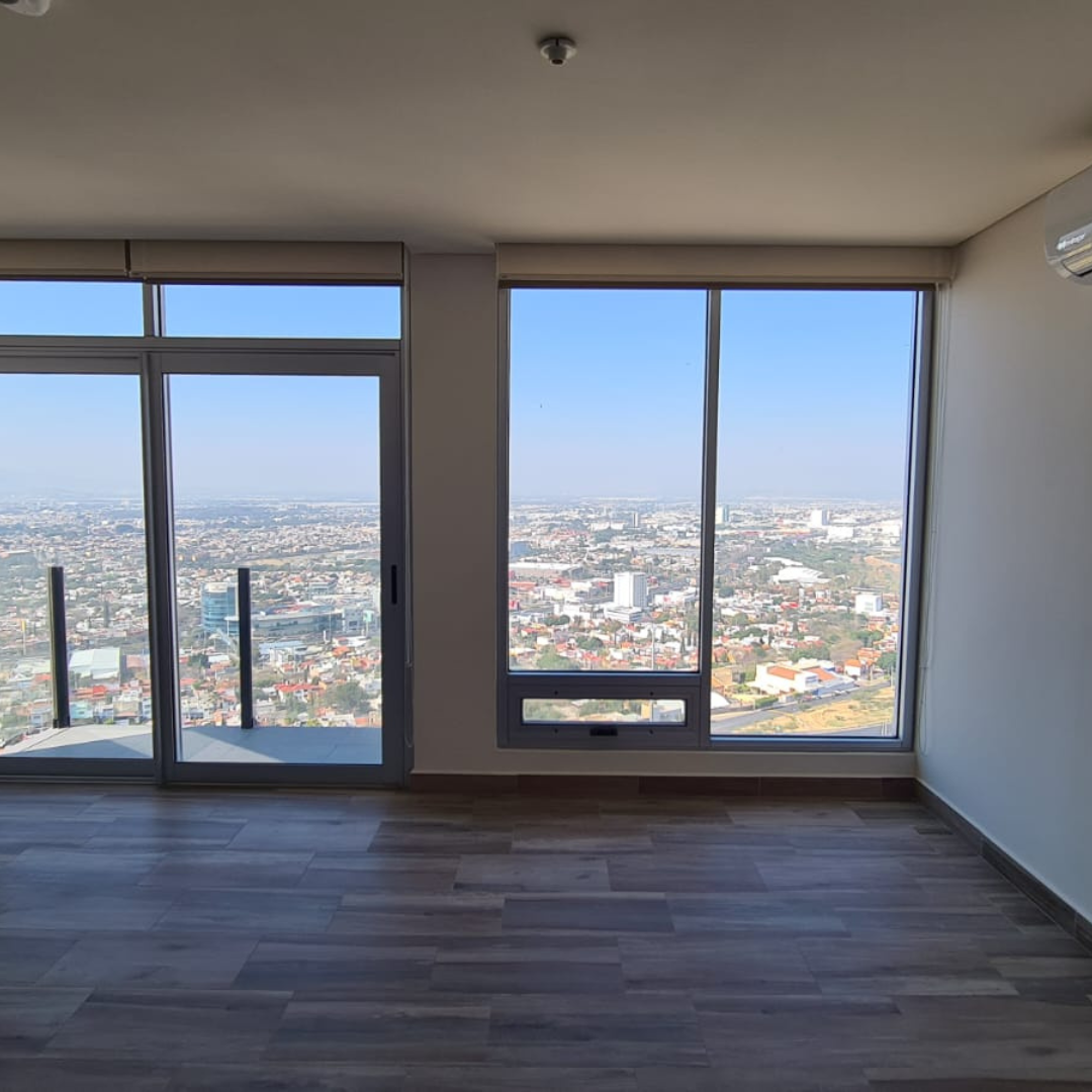 Departamento en venta o renta en Querétaro de 2 recámaras con 2.5 baños con vistas increíbles a la ciudad